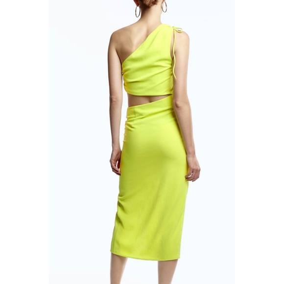 Zara Draped Asymmetrical Dress - Picture 4 of 5